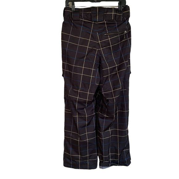 Sims Unisex SM 29"x30” Black Checkered Ski Snowboard Snow Pants Polyester & Nylo - Picture 2 of 6